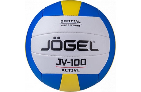 Мяч волейбольный Jogel JV-100 (сине-желтый) - фото