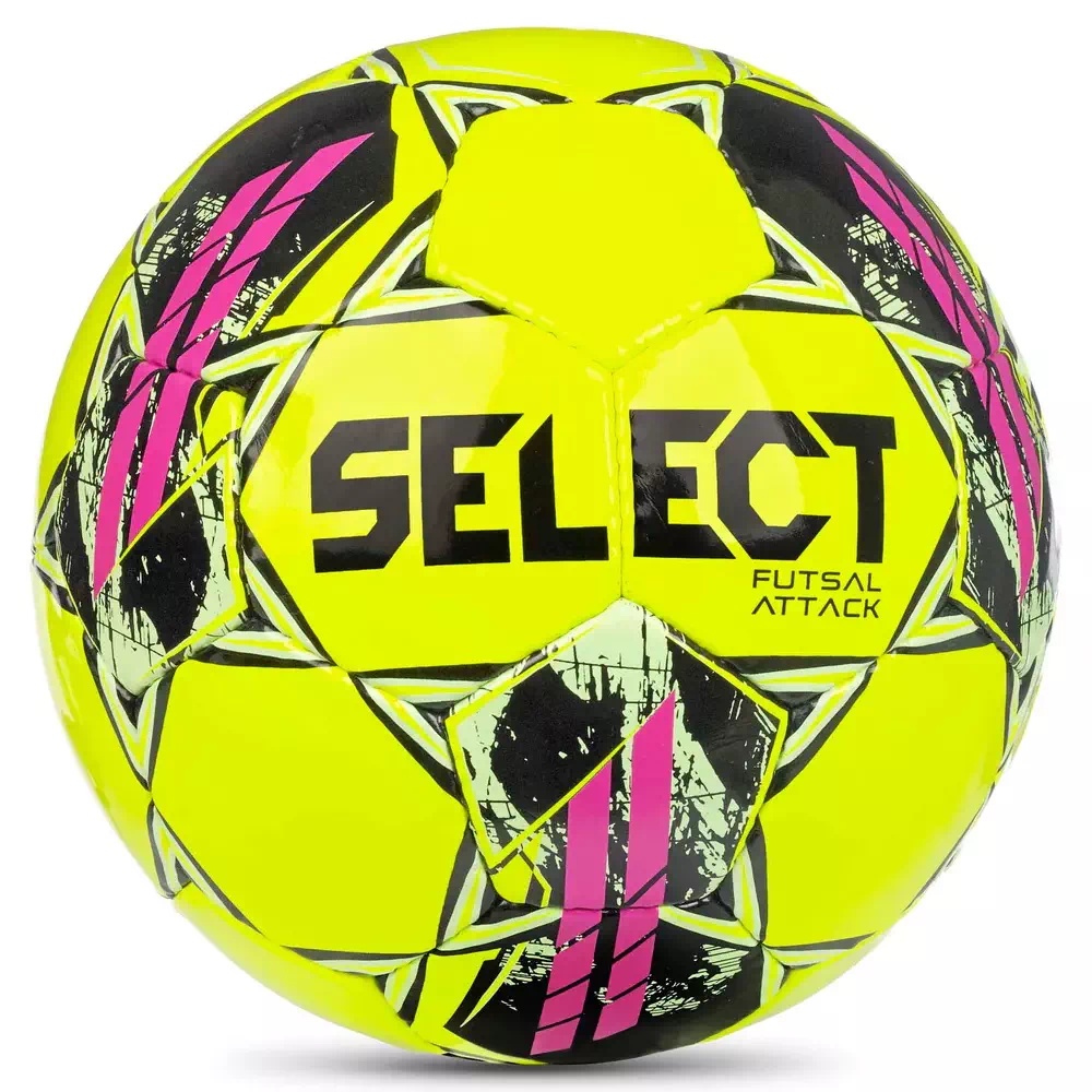 Мяч для футзала SELECT Futsal Attack Shiny Fluo Yellow - фото