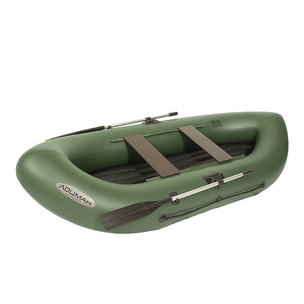 Лодка гребная Лоцман Турист 280 ВНД (зеленый) - фото