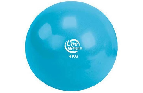 Медицинбол Lite Weights 4 кг (голубой) 1704LW - фото