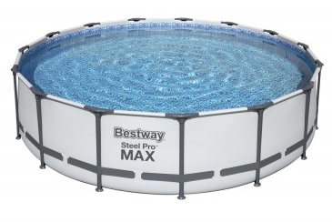 Бассейн каркасный Bestway Steel Pro MAX 457х107см (фильтр-насос, лестница, чехол) 56488 - фото2