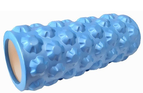 Ролик для йоги (массажный) ARTBELL YL-MR-104  33см x 14см, синий  - фото