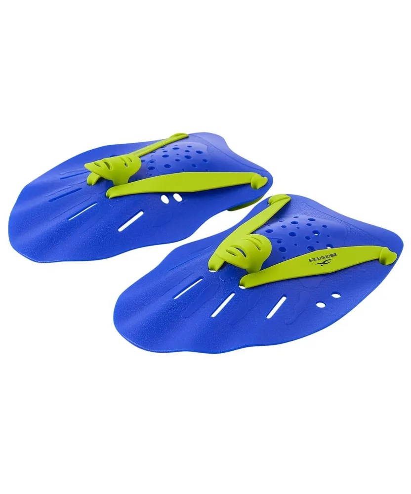 Лопатки для плавания 25DEGREES Alfa (голубой/лайм) 25D22008-B-L - фото2