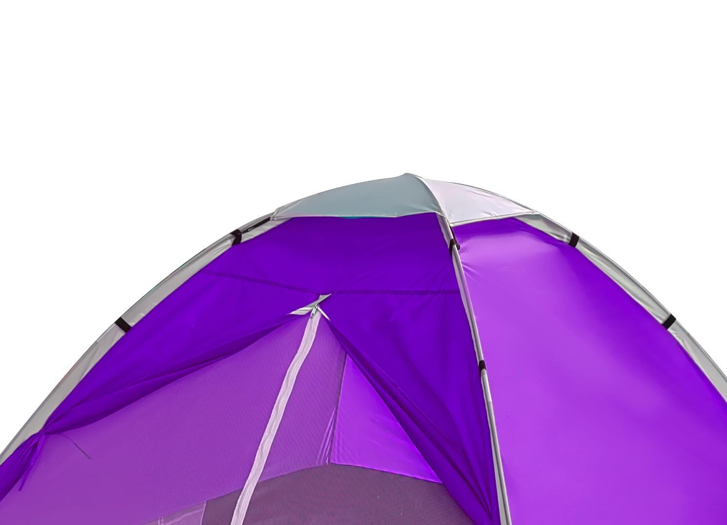 Палатка ACAMPER Domepack 2-х местная 2500 мм purple - фото3