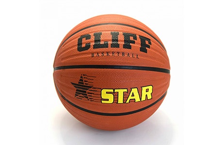 Мяч баскетбольный резиновый CLIFF New CF-BB-NEW-7 №7 Indoor/outdoor - фото