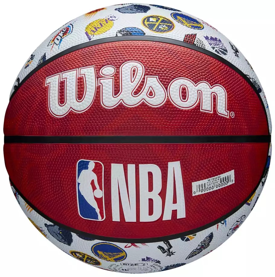 Мяч баскетбольный 7 WILSON NBA All Team Rubber - фото3
