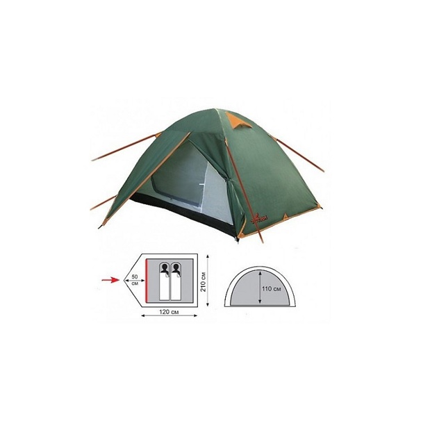 Палатка универсальная TOTEM TREK 2 V2 - фото