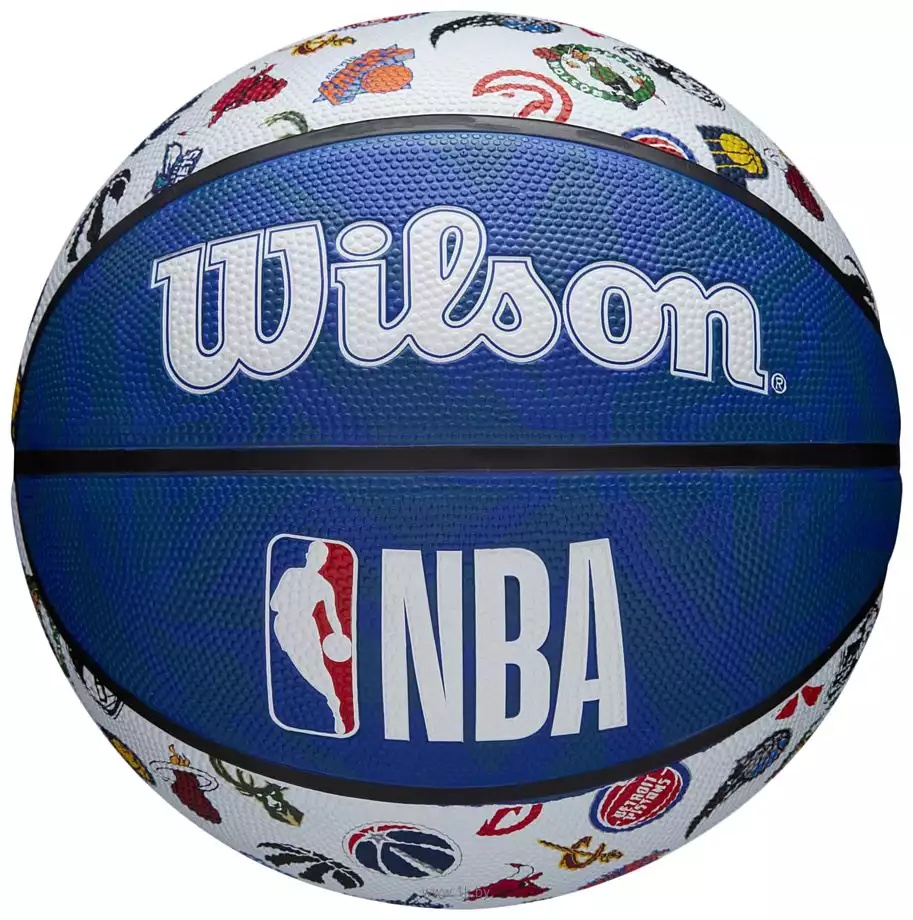 Мяч баскетбольный 7 WILSON NBA All Team Rubber - фото