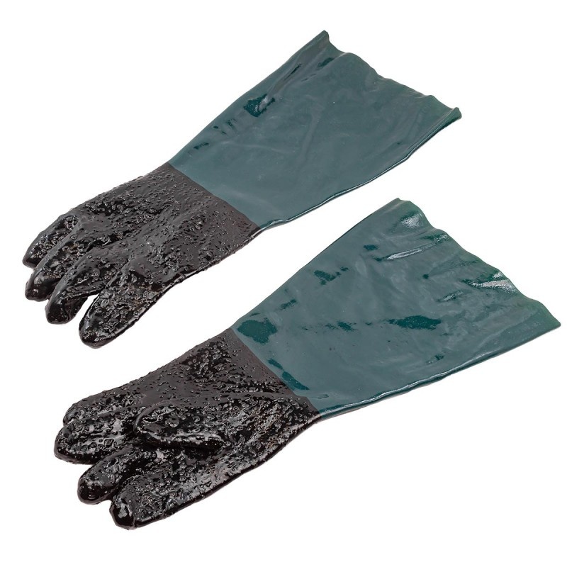 Защитные перчатки для пескоструйных аппаратов (2шт/к-т) Forsage F-SBC-G - фото