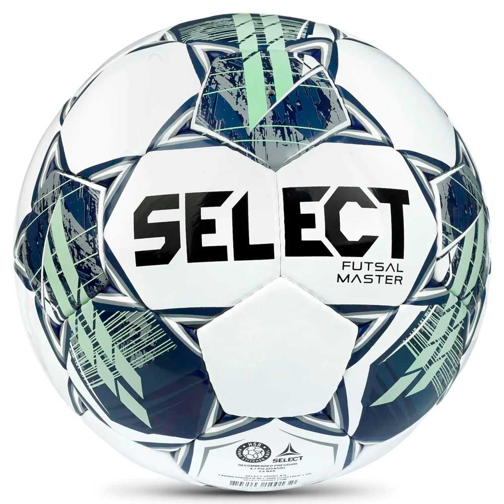 Мяч футзальный Select Futsal Master v22 №4 Бело-Зеленый - фото