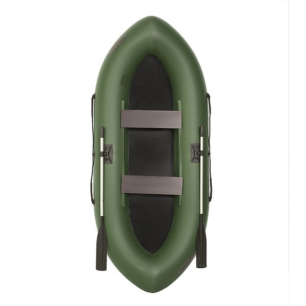 Лодка гребная Лоцман Турист 320 (зеленый) - фото2