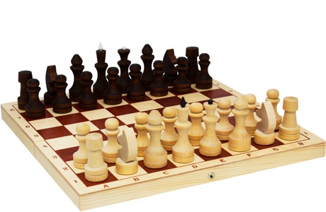 Шахматы с доской (парафинированные) FORA - фото