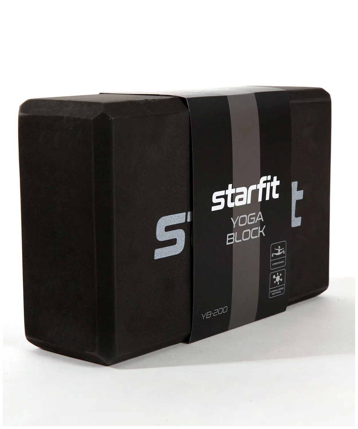 Блок для йоги Starfit Core YB-200 черный - фото2