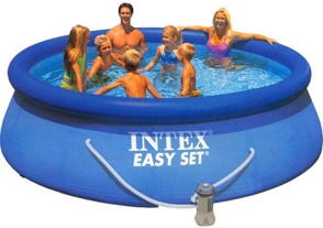 Надувной бассейн Intex 28132 Easy Set (366x76) + насос-фильтр - фото