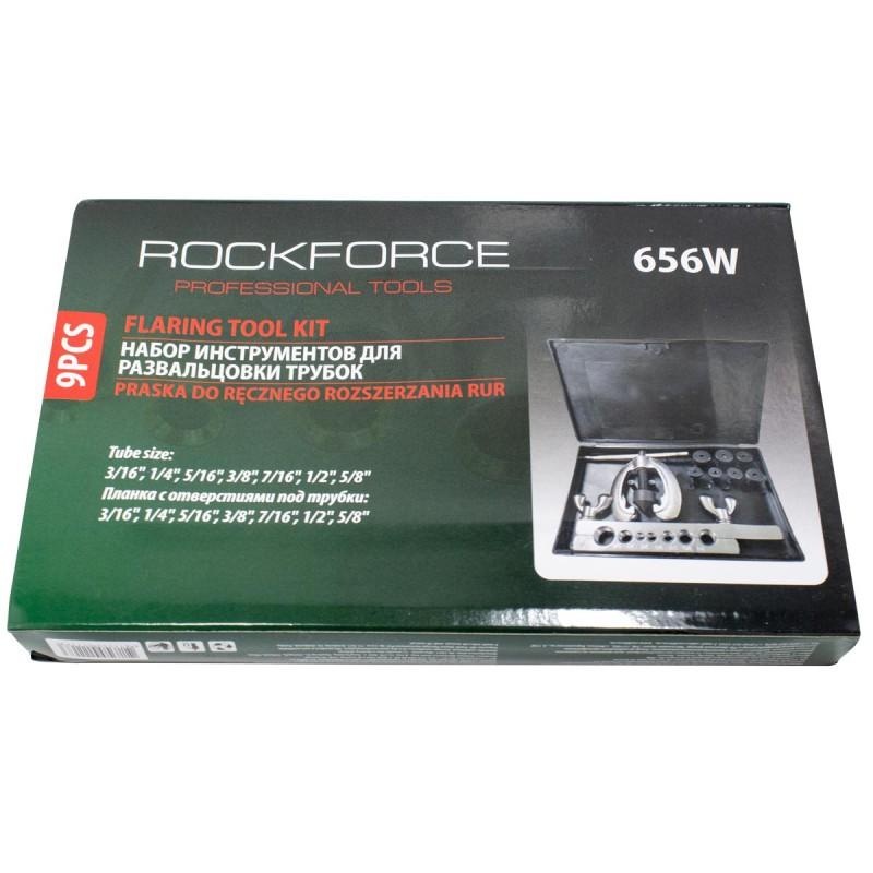 Набор инструментов для развальцовки и резки трубок 9пр. Rock FORCE RF-656W - фото2
