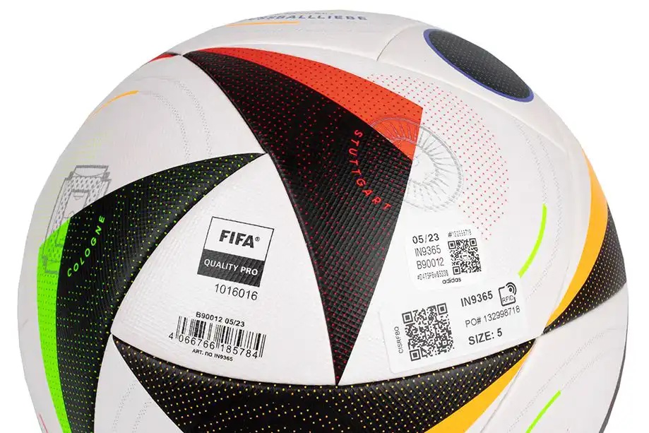Мяч футбольный 5 ADIDAS EURO 2024 Competition FIFA PRO - фото2