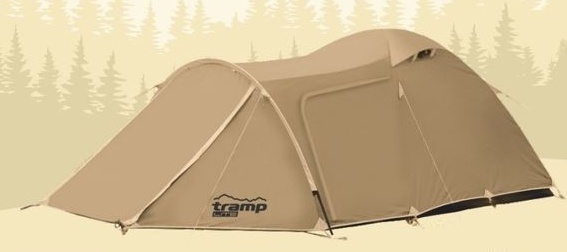 Туристическая палатка Tramp Lite Twister 3 (v2) SAND - фото