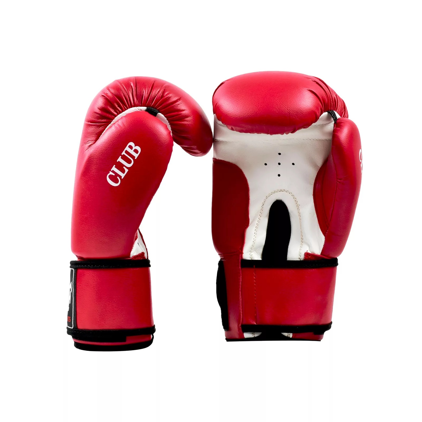 Перчатки боксерские CLIFF NEW CLUB, ПВХ, 10 унц., красный - фото