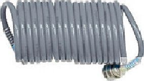 Шланг спиральный для воздуха 6,5х10мм 10м (PE) серый Luxi LX-1065 - фото