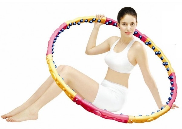 Массажный обруч Health Hoop Hula Hoop (Хула Хуп) 2,3 кг Dynamic Ю.Корея - фото