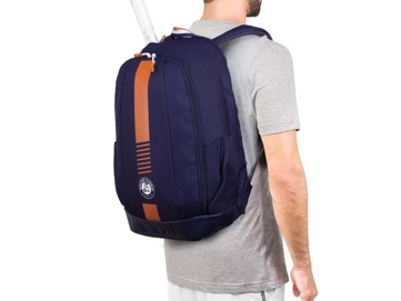 WR8006901001 Рюкзак-сумка теннисная Wilson Roland Garros Team Backpack (синий) - фото
