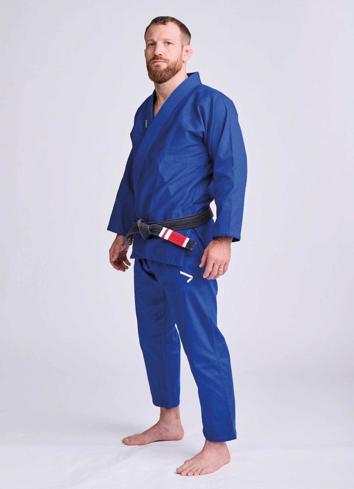 Кимоно для джиу-джитсу IPPON GEAR Rookie BJJ (BJJI350B), синий, размеры A1; A2 - фото2