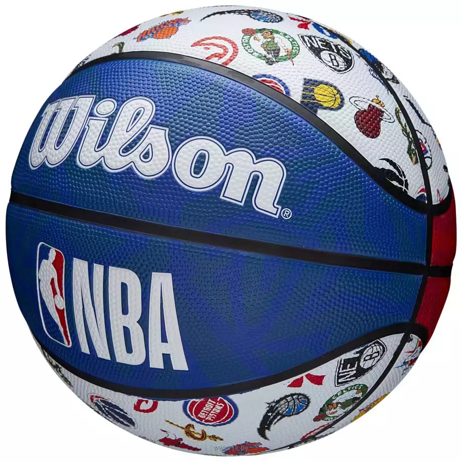 Мяч баскетбольный 7 WILSON NBA All Team Rubber - фото6