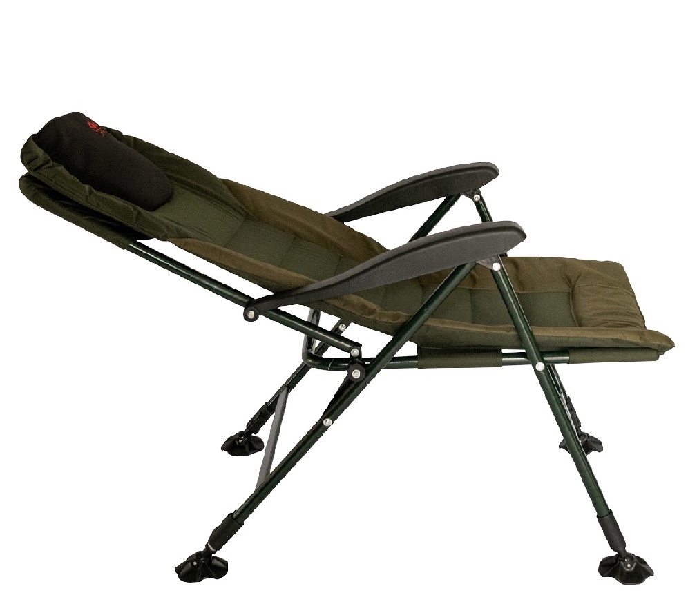 Кресло карповое, фидерное, складное, туристическое, для рыбалки Tramp Deluxe TRF-042 - фото3