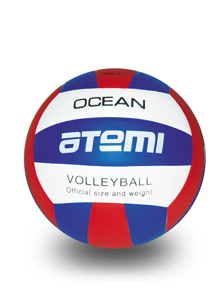 Мяч волейбольный Atemi Ocean, белый/красный/синий, ПУ - фото