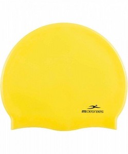 Шапочка для плавания 25DEGREES Nuance, желтый (силикон) - фото