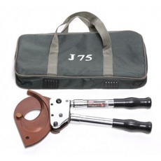 Кабелерез ручной с телескопическими ручками(медь/аллюминий/армированный кабель3х120мм2)в сумке Forsage F-D75J - фото