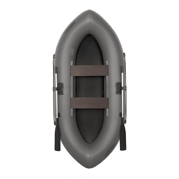 Лодка гребная Лоцман Турист 300 (серый) - фото2