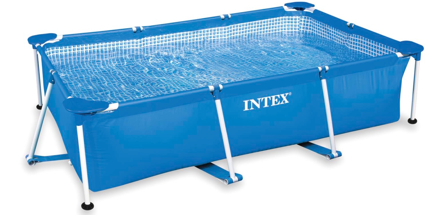 Каркасный бассейн INTEX 28271 Rectangular Frame Pool 260x160x65 см прямоугольный - фото