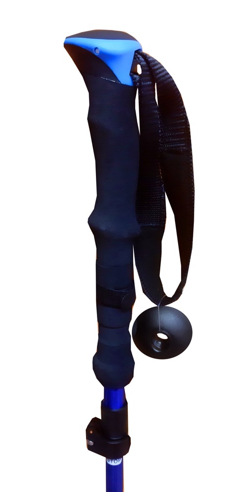 Палки для скандинавской ходьбы FORA XG-03, телескоп., длина 65-135 см (синия) - фото3