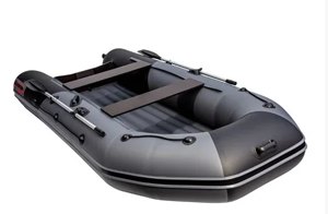 Надувная лодка Таймень NX 4000 НДНД PRO графит/черный - фото