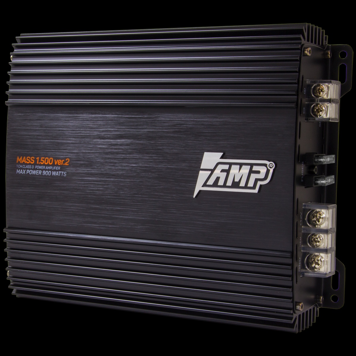 Моноканальный автомобильный усилитель AMP MASS 1.500 ver.2 - фото2
