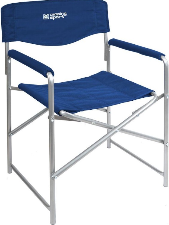 Кресло складное NIKA КС3/С синий, КС3/С - фото