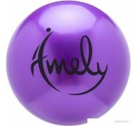 Мяч для художественной гимнастики Amely (15 см, 280 гр), фиолетовый AGB-301-15-PU - фото
