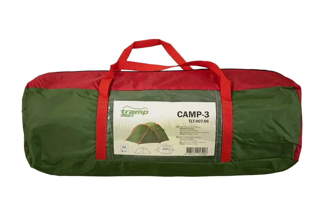 Туристическая палатка Tramp Lite Camp 3 (V2)  - фото6