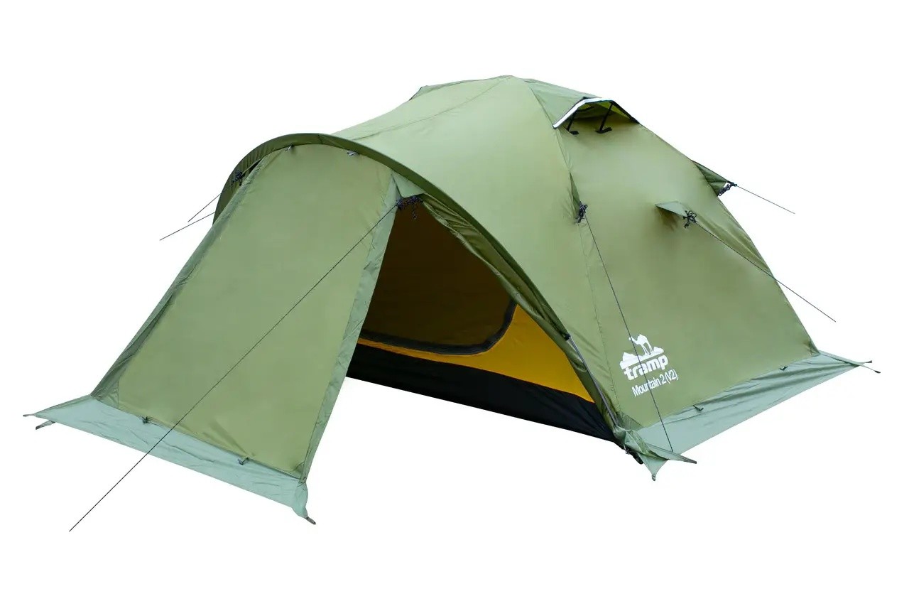 Палатка экспедиционная Tramp Mountain 2 (V2) GREEN - фото