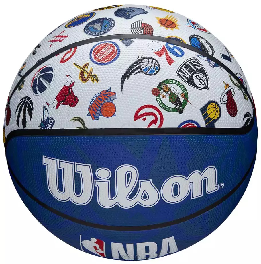Мяч баскетбольный 7 WILSON NBA All Team Rubber - фото5