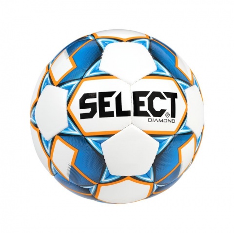 Мяч футбольный Select Diamond IMS NEW №5 Бело-Голубой - фото