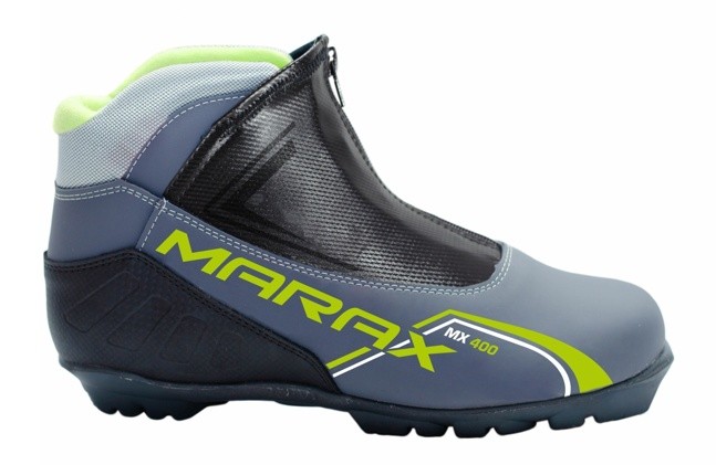 Ботинки лыжные Marax MXN-400 (на молнии) NNN (Размеры 35, 36, 37, 38, 39, 41, 42, 43, 44, 45, 46, 47) - фото