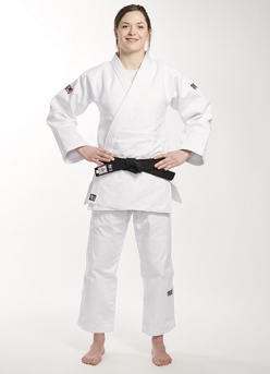Куртка дзюдо IPPON GEAR Fighter Slim Fit, белый, 155-170 - фото