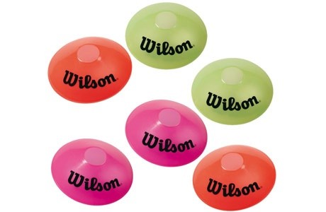 WRZ259400 Набор конусов для разметки Wilson Tennis Marker Cones (6 шт) - фото