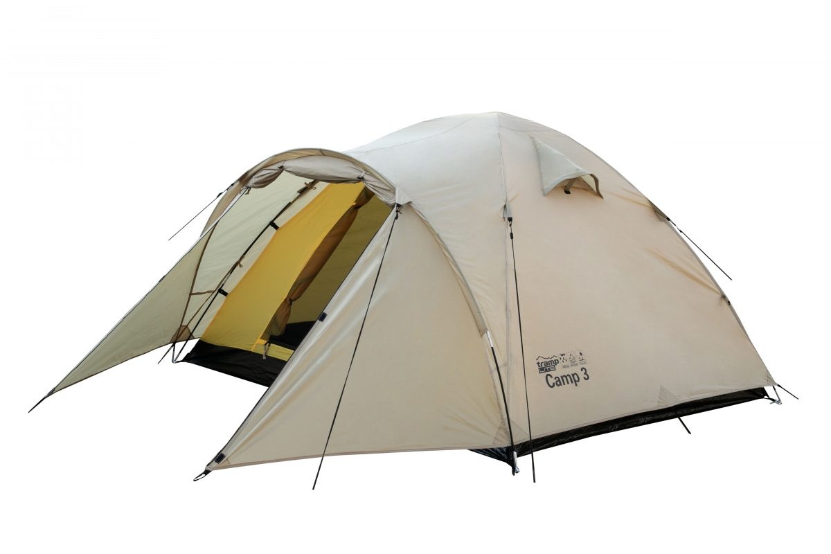 Туристическая палатка Tramp Lite Camp 3 (V2) SAND - фото