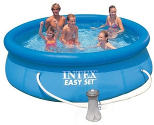 Надувной бассейн Intex 28122 Easy Set 305x76 + фильтр-насос - фото