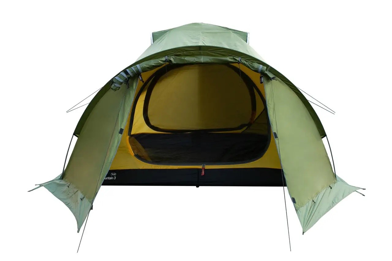 Палатка экспедиционная Tramp Mountain 3 (V2) GREEN - фото4
