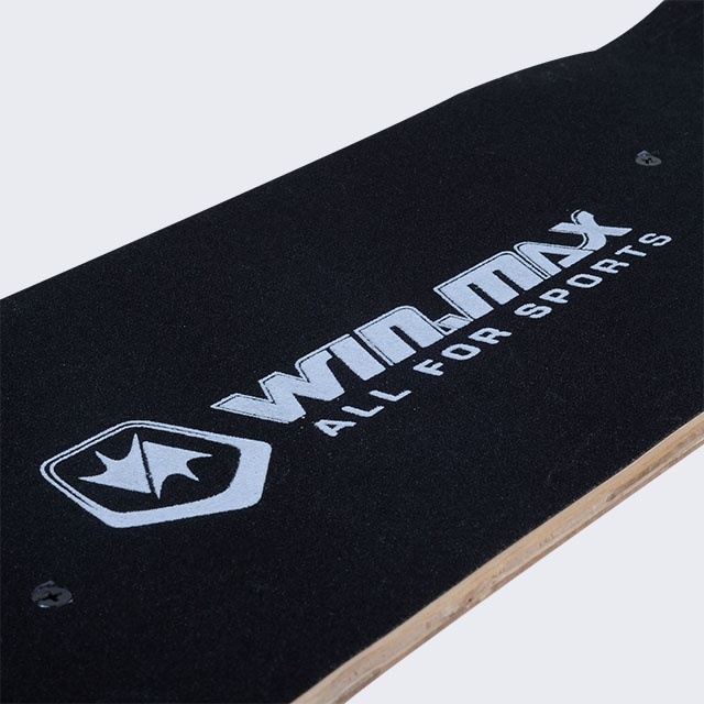 Скейтборд Winmax WME05220Z4 (кит.клен), колесо 50х36 мм., (красный череп) ABEC-7 - фото3