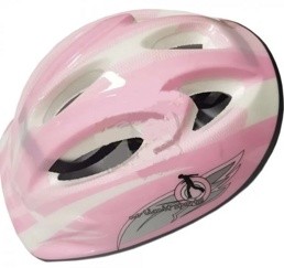 Шлем защитный для роликовых коньков FORA LF-0278-PI, розовый - фото